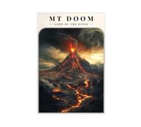 Rings Mount Doom Canvas Poster Wall Art Decor Print Picture Paintings for Living Room Bedroom Decoration 20x30inch(50x75cm)