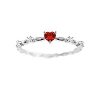 Rings Personalised European and American Texture Closed Rings Valentine's Day Advanced Finger Rings Couple Confession Filigree Finger Rings for Women, 6, Plastic, No Gemstone