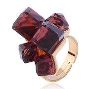 Rings Plastic Set Zirconia Magic Opening Crystal Ring Rings Unusual Finger Rings Fashion Jewellery, Einheitsgröße, Metal, No Gemstone