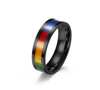 Rings Ring Jewellery Women Men European And American Niche Personalized Men'S And Women'S Hand Accessories Niche Ring-Free Rings In Stock 7 Black