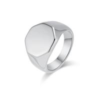 Rings Ring Jewellery Women Men Geometric Six-Sided Design Cold Style Mirror Ring Men'S Niche Stylish High-End Fashion Hand Jewelry 12 Silver