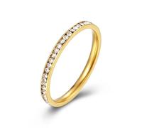 Rings Ring Jewellery Women Men Ins Simple 2Mm Weekly Circle Full Diamond Stackable And Wearable Accessible Luxury Women'S Tail Elegant Hand Jewelry
