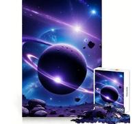 Rings Saturn Planet Jigsaw Puzzles 1000 Pieces for Teenagers Raise Memory Easy Leisure Clean Edge Xmas Surprise (38x26cm)
