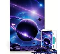 Rings Saturn Planet Jigsaw Puzzles 1000 Pieces for Teenagers Raise Memory Easy Leisure Clean Edge Xmas Surprise (38x26cm)