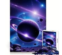 Rings Saturn Planet Puzzles for Adults 1000 Puzzles Strengthen Memory Anxiety Relief Smooth Edge Warm Surprise (38x52cm)