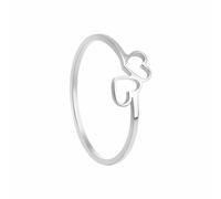 Rings Slim Set for Women, Non-Tarnish, Stackable Rings, Trendy Dainty, Gold Plated Stacking Cubic Zirconia Thumb Ring Set, Love, Friendship, Rings, Promise, Wedding Pillows (Silver, 11)