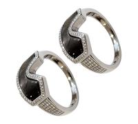 Rings Snow Goggles Shape Adjustable Sparkling Finger Jewelry Copper Texture Perfect for Fashion Lover Present Fashion