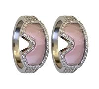 Rings Snow Goggles Shape Adjustable Sparkling Finger Jewelry Copper Texture Perfect for Fashion Lover Present Copper Zirconia