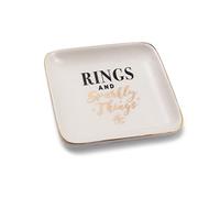 Rings & Sparkly Things Ceramic Trinket Tray Sentimental Gift Idea 280000028