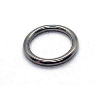 Rings Stainless Steel A4 Marine Grade 316 Welded polished M4 x 30mm Inner Diameter Breaking Point 300 kg Pack of 4 (4mm thick x 30mm ID)