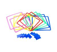Rings With Connectors, Outdoor Game - 10 Connectors Included Playground Games With Bean Bag For Fun Conditioning Agility Training