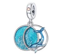 Rings Women, Bracelet Pendant Charm Sea Whale Accessories Compatible With Pandora Bracelet European and American Style Female Fashion Accessories Jewelry