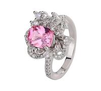 Rings Women's Birthstone Wedding Silver Jewellery Ring Size Abbey Marigold Ointment, A, Metal, No Gemstone