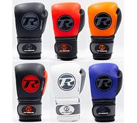 Ringside Boxing Adult Sparring Boxing Gloves 10oz, 12oz, 14oz, 16oz Leather Grey