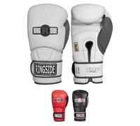 Ringside Gel Shock Safety Boxing Sparring Gloves, 14 oz., White/Gray