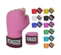 Ringside Mexican Style Boxing Hand Wraps (Pair), Pink
