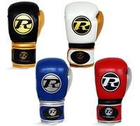 Ringside Pro Fitness Boxing Gloves - Adult Training 10oz 12oz 14oz 16oz for Bag & Pad, Boxercise (Black/Gold, 14oz)
