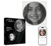 RingString» String Art Constructor Original Hobby Art Kit Create DIY String Art Using Your Photo Home Décor Gift Portrait