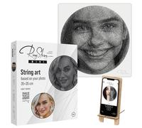 RingString - String Art thread painting DIY | personalized gift | own picture as a yarn portrait | desired motif | wall picture (mini 35x35 cm)