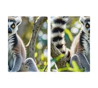 Ringtailed Lemur Passport Holder for Travel PU Leather Passport Wallet Cover Organize Your Passports & Cards