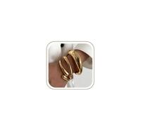 RINHOO 1-3Pcs Chunky Bangle Bracelet For Women Trendy Wide Hinged Cuff Open Bracelet Gold Stackable Bracelets Jewelry for Women, One Size, Acrylic, no gemstone