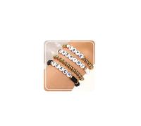 RINHOO FRIENDSHIP Teacher Bracelet Jewelry For Women Love Teach Inspire Beaded Little Words Project Stackable Bracelet Set Back To School First Day Of School Teacher Gifts, M, Alloy, no gemstone