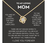 RINHOO To My Daughter Necklaces From Mom, Arctic Angel Necklace Daughter Necklace From Dad, Gifts For Daughters From Mothers, Gifts For Daughter From Dad, Love Knot Necklaces For Daughter, Brass