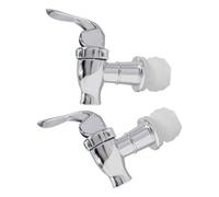 Rink Drink 2X Replacement Spouts For Glass Drinks Dispensers - Plastic Beverage Dispenser Lever Tap Easy Tool-Free Installation