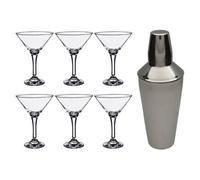 Rink Drink 7 Piece Martini Cocktail Shaker Set - 175Ml
