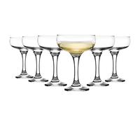 Rink Drink Champagne Saucers - 235ml - Pack of 12 in Clear Rink Drink Clear
