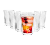 Rink Drink Double-Walled Glasses Set - 360Ml - Pack Of 6