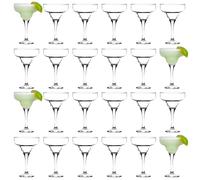Rink Drink Margarita Glasses - 300ml in Clear Rink Drink Clear