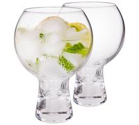 Rink Drink Short Stem Gin Glasses - 525ml - Pack of 2 in Clear Rink Drink Clear