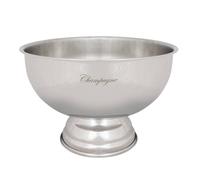 Rink Drink Stainless Steel Champagne Ice Bucket - 35cm - Engraved in Silver Rink Drink Silver