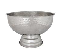 Rink Drink Stainless Steel Champagne Ice Bucket - 35cm - Hammered in Silver Rink Drink Silver