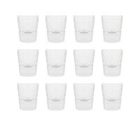 Rink Drink Wide Shot Glasses - 25Ml - Clear - Pack Of 12