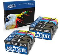 RINKLEE 10 Compatible 711XL 711 XL Ink Cartridges Replacement for HP DesignJet T120 T520