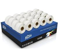 RINKLEE 11355 S0722550 Label Rolls Compatible with DYMO 4XL 450 400 330 320 310 Duo/Turbo/Twin Turbo Seiko SLP 450 430 420 410 400 200 100 | 19 x 51 mm | 20-Pack