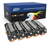 RINKLEE 305X 305A Toner Cartridge Compatible with HP LaserJet Pro 300 M351 M351a MFP M375 M375nw Pro 400 M451 M451dn M451dw M451nw MFP M475 M475dn M475dw | High Yield 4000/2600 Pages | 5-PACK