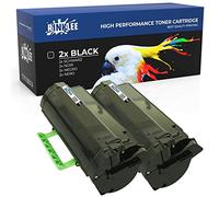 RINKLEE 51B2000 51B00A0 Toner Cartridge Compatible with Lexmark MS317dn MS417dn MS517dn MS617dn MX317dn MX417de MX517de MX617de | High Yield 2500 Pages | Black, 2-Pack