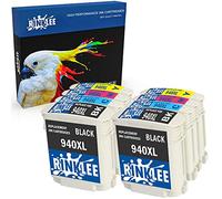 RINKLEE 8 Compatible 940XL 940 XL Ink Cartridges Replacement for HP OfficeJet Pro 8000 8500 8500A A809a A809n A909a A909g A910a A910g