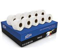RINKLEE 99012 S0722400 Label Rolls Compatible with DYMO LabelWriter 4XL 450 400 330 320 310 Duo/Turbo/Twin Turbo Seiko SLP 450 430 420 410 400 200 100 | 36 x 89 mm | 10-Pack
