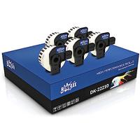 RINKLEE DK-22210 Continuous Labels Compatible with Brother P-Touch QL-500 QL-550 QL-560 QL-570 QL-700 QL-710W QL-720NW QL-800 QL-810W QL-820NWB QL-1060N QL-1100 QL-1110NWB | 29 mm x 30.48 m | 5 Rolls