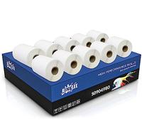 RINKLEE S0904980 Label Rolls Compatible with Dymo 4XL | 104 mm x 159 mm | 10-Pack