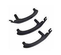 RINKTEEA Door Handle Covers for X3 for F25 for X4 F26 2010-2016 Interior Door Armrest Panel Pull Car Inner Handle Leather Cover Trim(LHD Set Black)