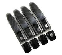 RINKTEEA End Throat UJNHEQ for Q3 Q5 A4 B8 09-15 Accessories Car Exterior Chrome Refit Carbon Door Handle Cover Trim Garnish Sticker Anti Scratch Auto Parts(Style2)(Style1)