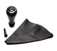 RINKTEEA Gear Knob for C1 C3 C4 for P&eugeot 106 107 205 206 207 306 307 308 309 405 406 407 508 605 607 806 807 Car Shifter Knob Stick Boot(5 Speed 02)