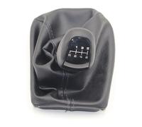 RINKTEEA Gear Knob for M&ercedes for B&ENZ E Class W211 S211 2002-2009 Car 6 Speed Gear Shift Level Knob with Leather Boot(6 Speed)