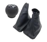 RINKTEEA Gear Knob for O&pel for Corsa C 2001-2006 for TIGRA B 2004-2012 for Combo C 2001-2011 Car Gear Shift Knob Lever Gaiter Boot(Combo 3pcs)
