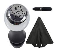 RINKTEEA Gear Knob for P&eugeot 106 107 205 206 207 for C&itroen C1 C3 C4 5 6 Speed Shifter Car Leather Boot Gear Shift Knob Lever Cover